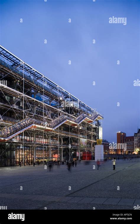 Georges Pompidou Centre Paris France Stock Photo Alamy