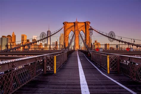 Stunning Picture Of Brooklyn Bridge At Sunrise Nyc Bucket List Summer