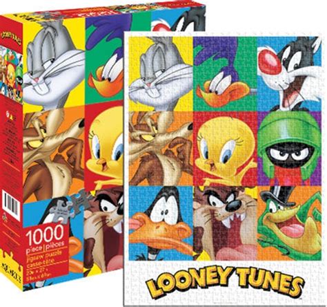 Looney Tunes Block Of 9 Popular Characters 1000 Piece Jigsaw Puzzle