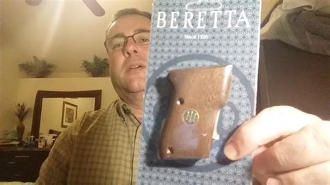 Beretta 21a Original Wood Grips Youtube