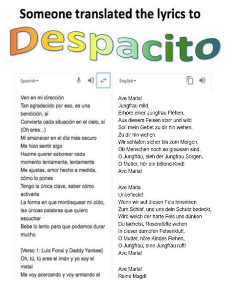 Someone Translated The Lyrics To Despacito Rhitman