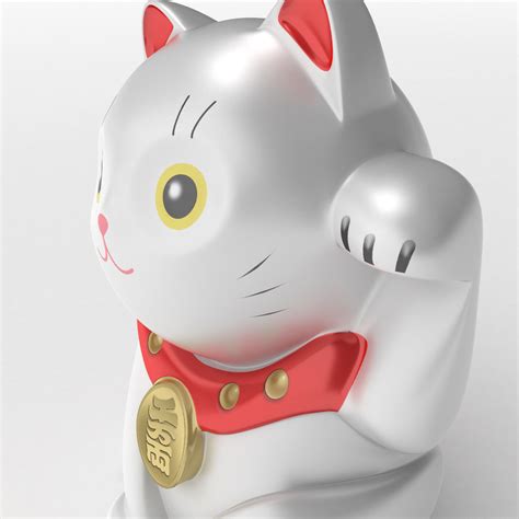 3d Maneki Neko Model