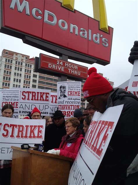 Louis, houston, milwaukee, and other cities. SEIU Members Support Fast-Food Worker Strikes; Rallies ...