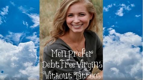 men prefer debt free virgins without tattoos know your meme