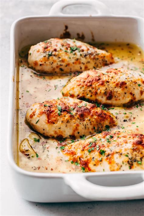My favorite wing recipe of all time: Baked Garlic Butter Chicken with Mozzarella Recipe ...