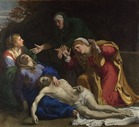 Annibale Carracci The Dead Christ Mourned The Three Maries