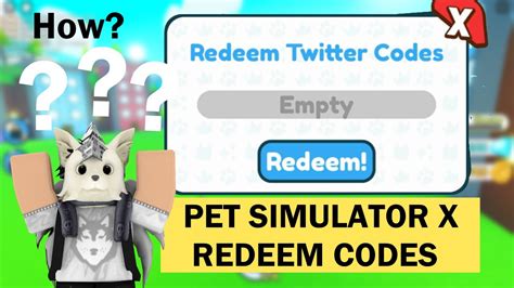 Roblox How To Redeem Codes Pets Simulator X 2021 Youtube