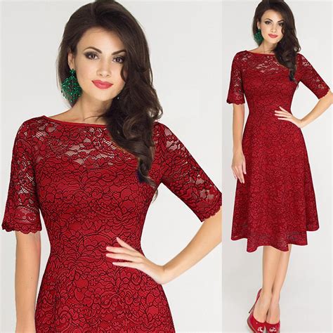 New Elegant Boutique Ladies Fashion Sexy Lace Dress One Piece Dress In Dresses From Womens