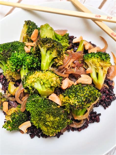 Chinese Double Garlic Broccoli Stir Fry Vegan Plant Based Recipe