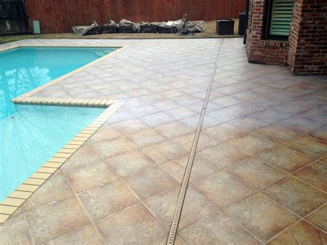 Non Slip Application For Ceramic Tiles Around Pool Decks