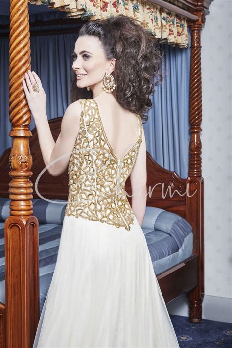 Ivory And Gold Registry Wedding Gowns Elegance London Uk