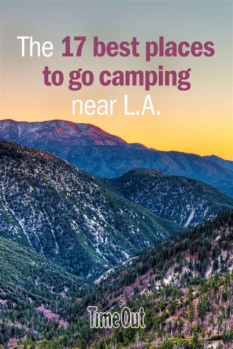 Mountain Camping Near Los Angeles