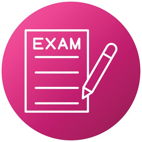 Exam Icon Style 7384734 Vector Art At Vecteezy