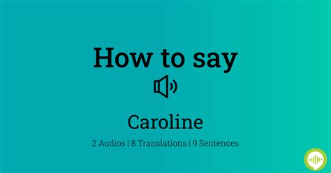 How Do You Spell Caroline In French Fabalabse