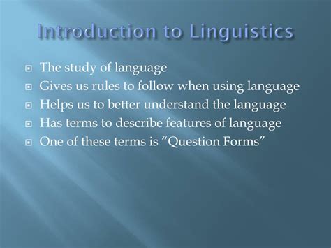 Ppt Bsl Linguistics Powerpoint Presentation Free Download Id2873186