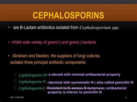 Ppt 5th Generation Cephalosporins Powerpoint Presentation Free