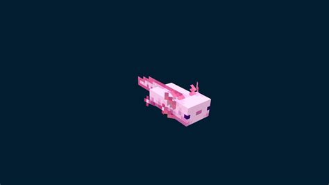 Minecraft Axolotl Download Free 3d Model By None Noneyaroslav