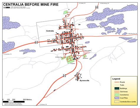 The centralia mine fire is still burning today in the ghost town abandoned after residents in 1962 tapped a coal vein and set it on fire. http://upload.wikimedia.org/wikipedia/commons/d/d1/PA ...