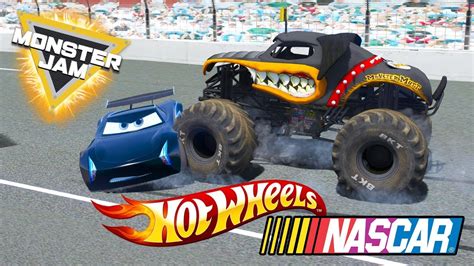 Can i watch nascar on roku, fire tv, apple tv, or chromecast? HOT WHEELS MONSTER JAM ROTTWEILER NASCAR CARS 3 RACE - YouTube