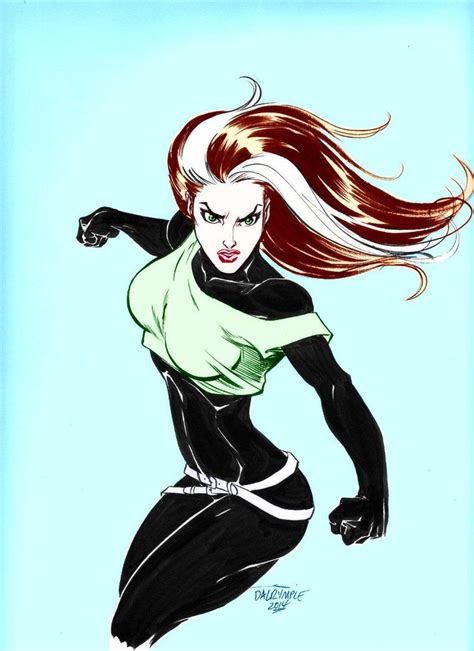 Rogue By Scott Darlymple In Color Rogues Marvel Coloring Marvel Rogue