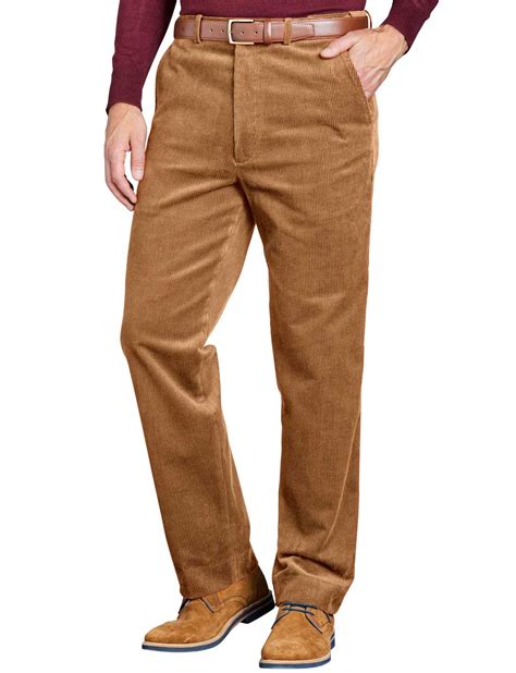 Mens Corduroy Cotton Trouser Pants With Hidden Extra Waistband Ebay