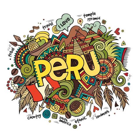 Peru Vector Imágenes Vectoriales Ilustraciones Libres De Regalías De