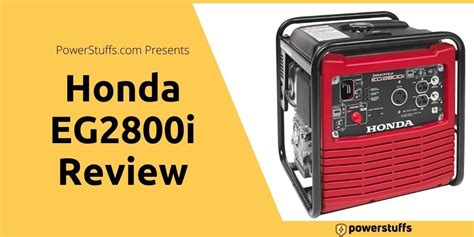 Honda Eg2800i Review 2800 Watt Portable Generator Of 2021