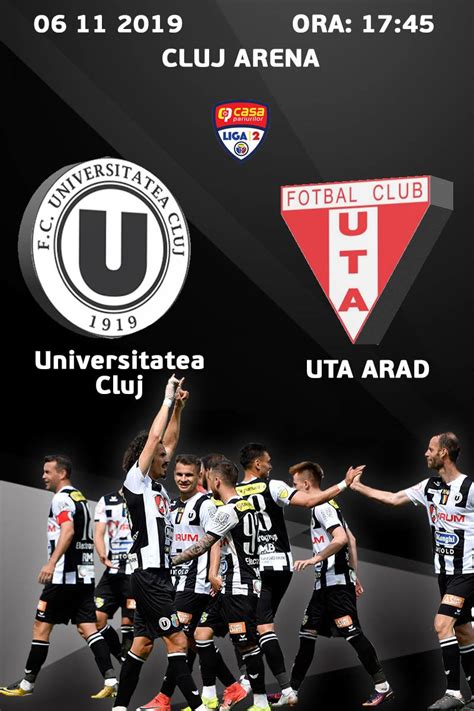 Fotbal club uta arad (romanian pronunciation: FC Universitatea Cluj v UTA Arad - 06 nov 2019