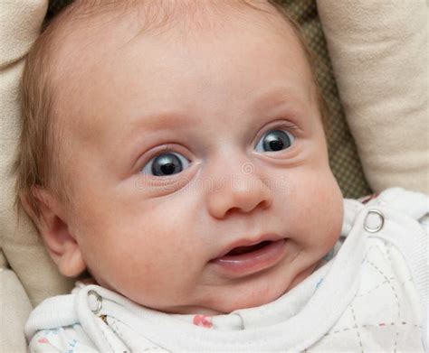 Baby Making A Funny Surprised Face Stock Image Image Of Infant Funny
