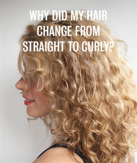 Differentiate the straight parts against the curly by making sure your hair is cut dry, especially since curls differ from person to person. Curls Week - Why did my hair change from straight to curly ...