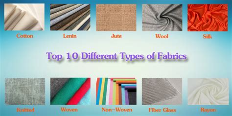 List Of Top 10 Types Of Fabrics And Its Significant Aspects
