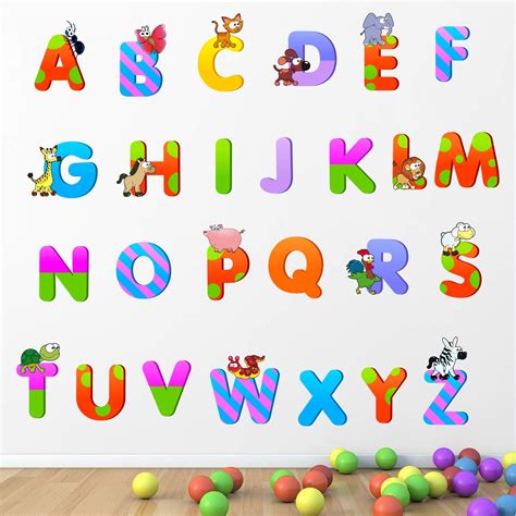 Buy Stickme Alphabets Baby Kids Learning Education Nursery Pre