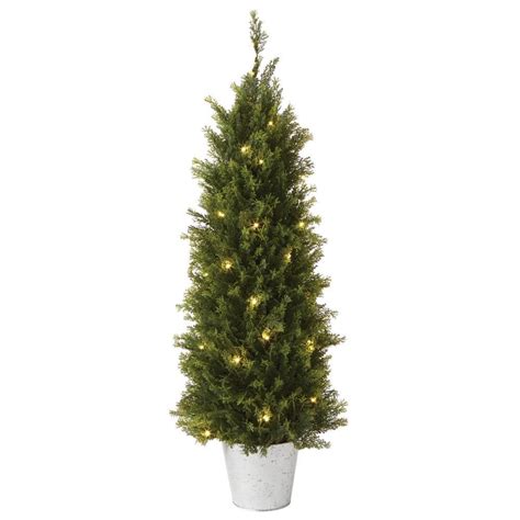 Martha Stewart Living 3 Ft Pre Lit Cedar Artificial Christmas Tree
