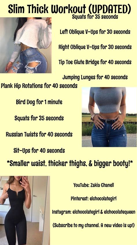 Simple Slim Thick Workout Plan At Home For Push Your Abs Fitness And