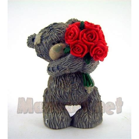 teddy bear with a bouquet of roses 3d silicone mold for etsy