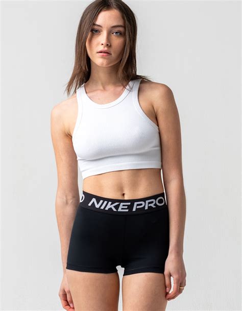 Nike Pro Womens Compression Shorts Black Tillys