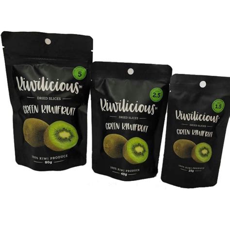 Kiwilicious Dried Kiwifruit Slices Kiwifresh Direct