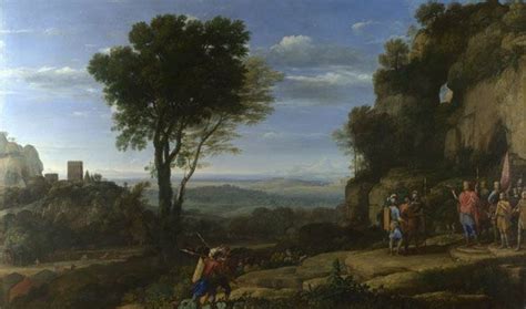 Claude—david At The Cave Of Adullam Landscape Landscape Paintings