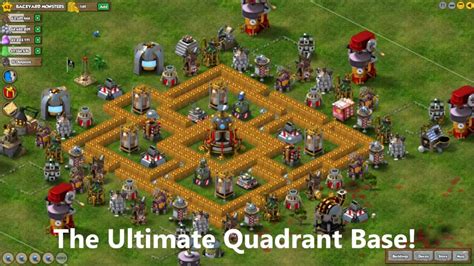 Este patio es parte de un mundo más grande donde muchos otros jugadores de ataque, defender y construir, todos tratando de. Backyard Monsters - How To Build The Ultimate Quadrant ...