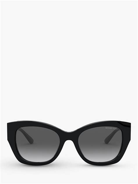 michael kors mk2119 women s palermo square sunglasses black grey gradient