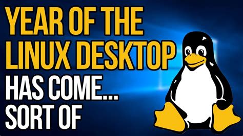 The Year Of The Linux Desktop Is Now As A Windows App Youtube