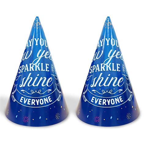 festiko® 36 pcs new years eve party hats design 1 happy new year decorations 2023 new years