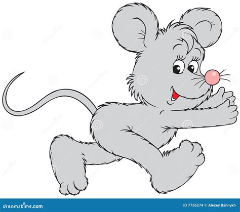 Running Mouse Stock Vector Illustration Of Running Clipart 7736274
