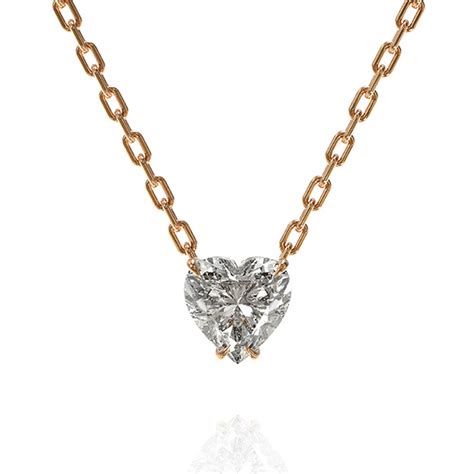 Heart Diamond Necklaces 18k