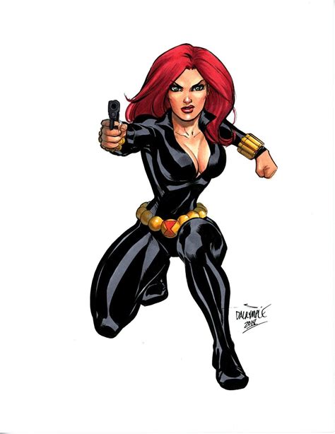 Black Widow By Scott Dalrymple Marvel Characters Art Comics Girls