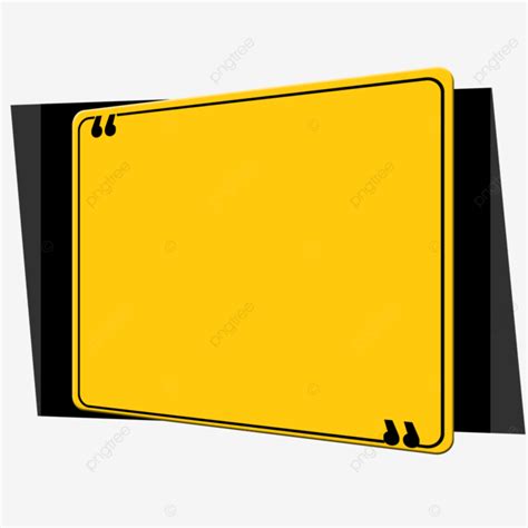 Yellow Quote Text Box Frame Yellow Quote Text Png Transparent