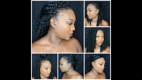 Styles For 12 Crochet Jumbo Twists Youtube