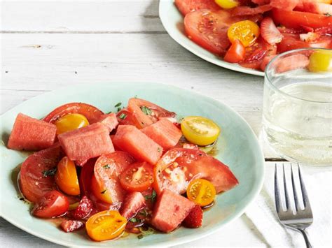 Tomato And Watermelon Salad Recipe Alex Guarnaschelli Food Network