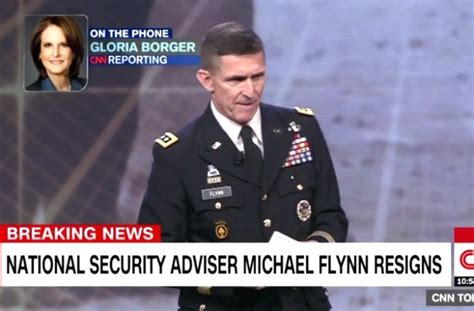 National Security Advisor Michael Flynn Has Resigned