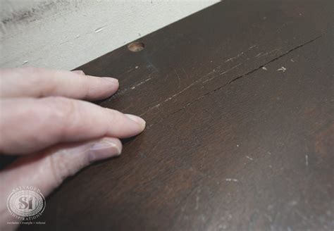 How To ~ Fix Peeling Or Chipped Veneer Salvaged Inspirations